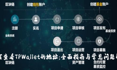 如何查看TPWallet的地址：全面指南与常见问题解答